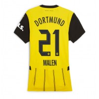 Maglia Calcio Borussia Dortmund Donyell Malen #21 Prima Divisa Donna 2024-25 Manica Corta